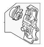 11518623574 - Belts &amp; Cooling: Engine Water Pump for Mini Image