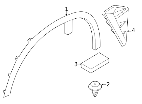Exterior Trim - Fender for 2021 BMW X6 #0