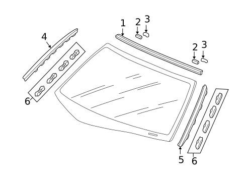 Reveal Moldings for 2002 Acura RSX #0