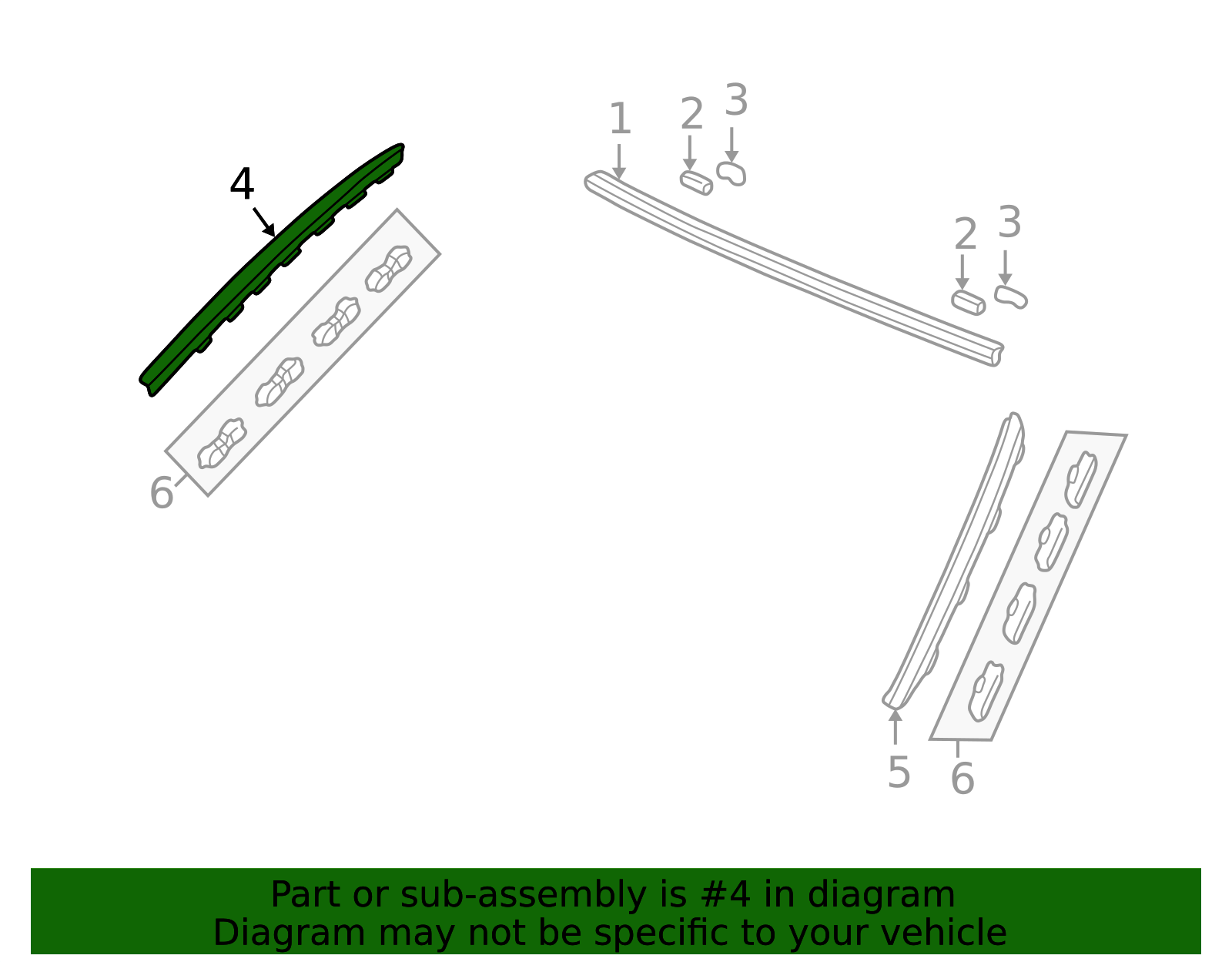 73152-S6M-003 - Windshield Molding 2002-2006 Acura RSX | Honda Acura ...