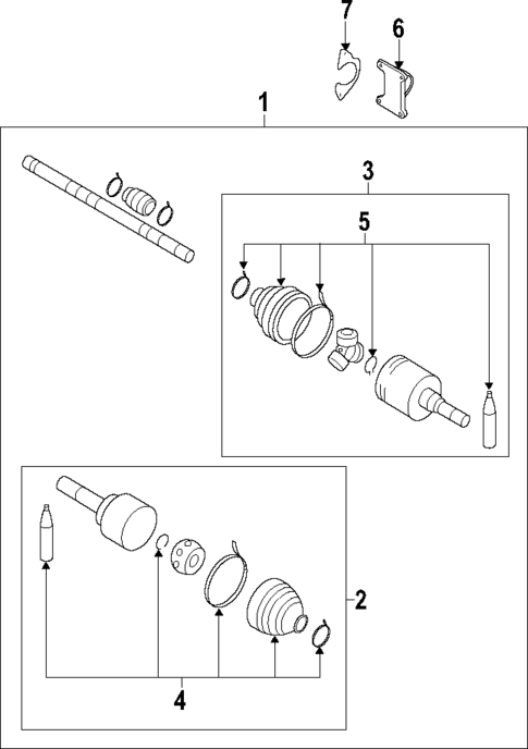 Axle Shafts & Joints for 2011 Nissan Versa #0