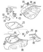 4763380AC - Body Sheet Metal Except Doors: Backlite for Mopar Image
