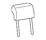 88895036 - Body: Headrest Pad for Pontiac: Aztek Image