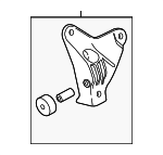 22116796781 - Engine: Engine Bracket for BMW: 535i, 535i GT, 535i GT xDrive, 535i xDrive, 640i, 640i Gran Coupe, 640i xDrive, 640i xDrive Gran Coupe Image