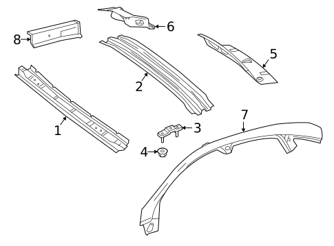 Roof & Components for 2016 Mercedes-Benz GLE450 AMG #1