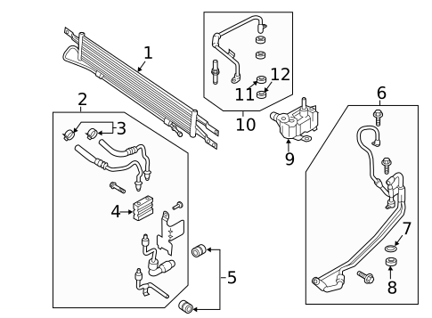 Trans Oil Cooler for 2019 Lincoln MKZ #0