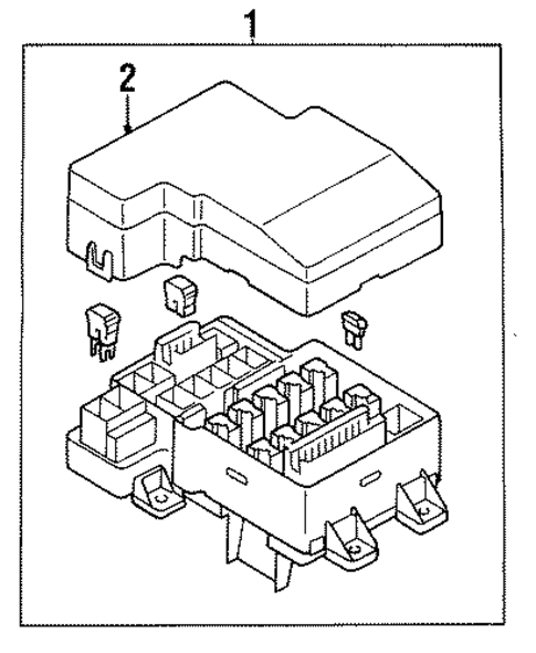 Electrical Components for 1996 Mitsubishi Eclipse #0