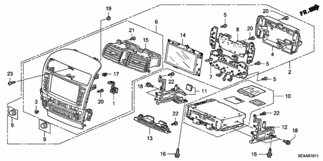 Center Module (Navi) for 2008 Acura TSX #0