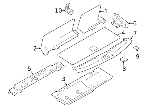 Interior Trim - Rear Body for 2019 Nissan Armada #0