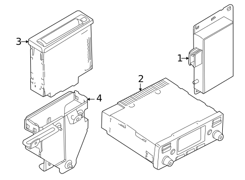 Navigation System Components for 2002 BMW Z8 #0