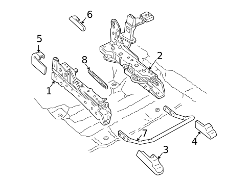 Tracks & Components for 2005 Mercury Grand Marquis #0