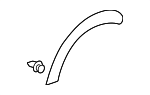 7565352010 - Body: Wheel Opening Molding for Toyota: Echo Image