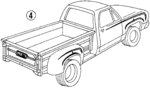4214324 - Body: Stripe Tape for Dodge: D100, D150, D250, D350, W100, W150, W250, W350 Image