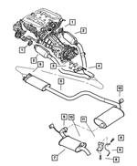 4581377AD - : Exhaust Muffler And Resonator for Mopar Image