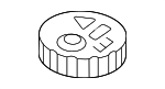 5Q0611349A - Body: Reservoir Cap for Porsche: 718 Boxster, 718 Cayman, 718 Spyder, 911, Boxster, Cayenne, Macan, Panamera, Taycan Image
