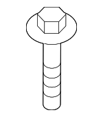 11519391 - : Hold Down Bolt for Buick: Envision, Regal Sportback, Regal TourX | Cadillac: CT4, CT5, LYRIQ, OPTIQ, XT4 | Chevrolet: Blazer EV, Malibu Image