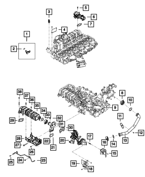 EGR System for 2011 Ram 2500 #0