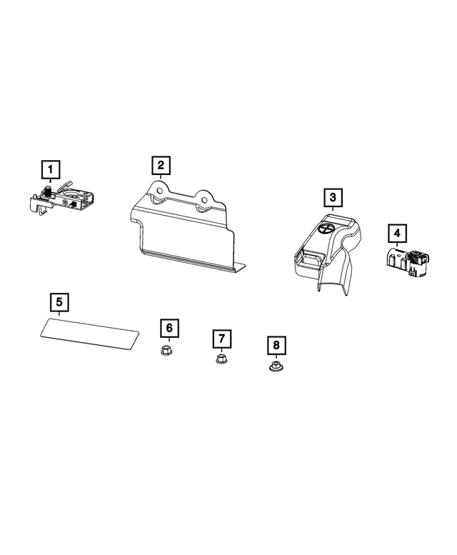 4610380AA - Electrical: Battery Cover for Mopar Image