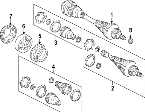 Axle Shaft for 1991 Lexus LS400 #0