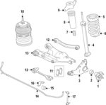 LR106829 - : Shock Absorber for Land Rover: Range Rover Velar Image
