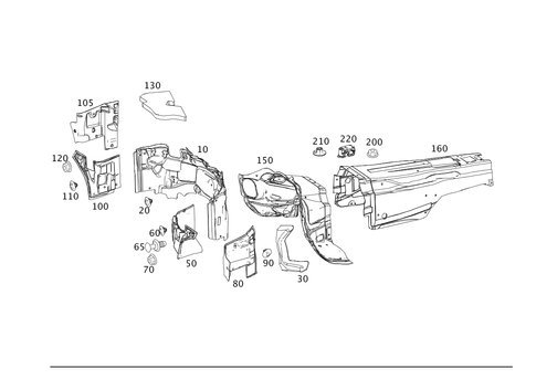Damping in Engine Compartment for 2008 Mercedes-Benz C300 #0