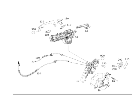 Locking System for 2017 Mercedes-Benz CLS63 AMG S #0
