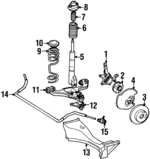 1243300920 - Suspension: Steering Knuckle for Mercedes-Benz Image
