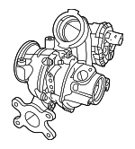 5E145702A - Air &amp; Fuel Delivery: Turbocharger for Volkswagen Image