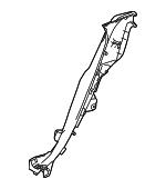 6255248200C0 - : Lock Pillar Trim for Lexus: RX350, RX350h, RX450h+, RX500h Image