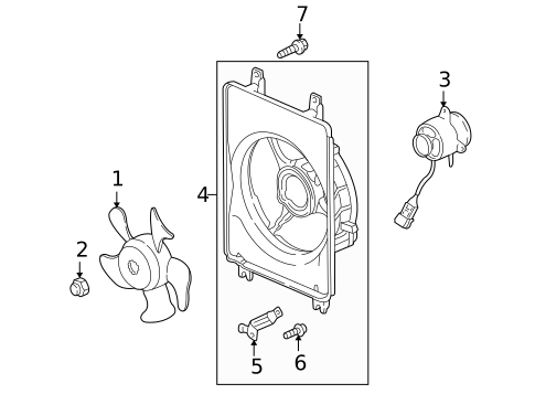 Condenser Fan for 2004 Acura RL #0