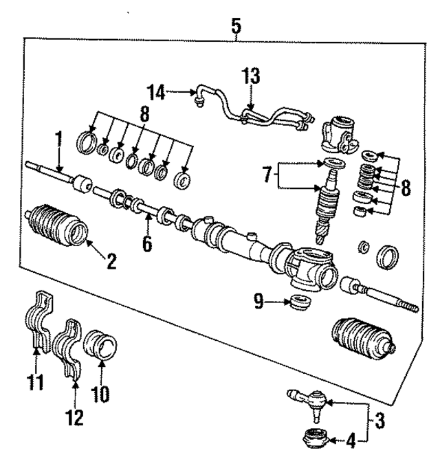 5770028750 - : Rack And Pinion Assembly for Hyundai Image