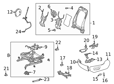 Heated Seats for 2021 Toyota Highlander #1