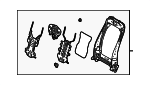 716400E180 - Body: Seat Back Frame for Toyota: Grand Highlander, Highlander Image