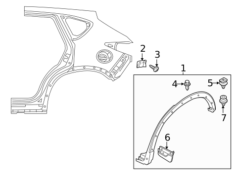 Exterior Trim - Quarter Panel for 2018 Mazda CX-5 #0
