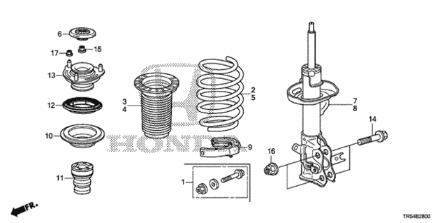 Front Shock Absorber for 2012 Honda Civic #0