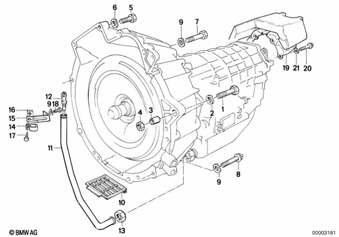 Mounting / Suspension for 1992 BMW 535i #0