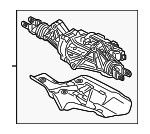 4N0501055S - Steering: Steering Gear for Audi: A6 allroad, A6 Quattro, A7 Sportback, A8 Quattro, RS6 Avant, RS7 Sportback, S6, S7 Sportback, S8 Image