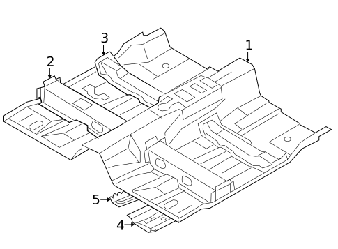 Floor & Rails for 2013 Volvo S80 #0