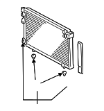88460AZ009 - HVAC: Condenser for Toyota: Highlander Image