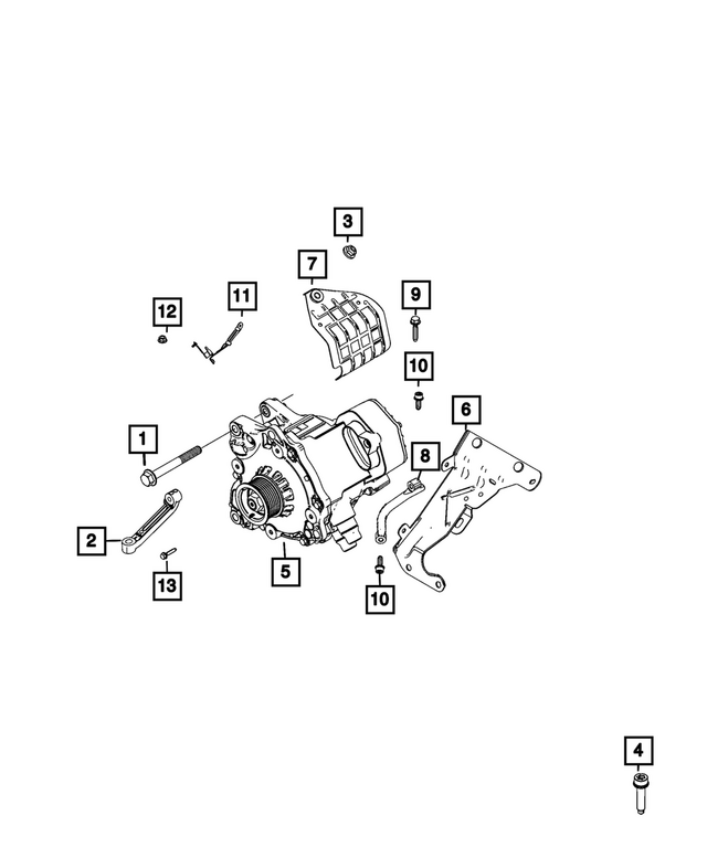 68498741AA - : Hex Head Screw for Mopar Image