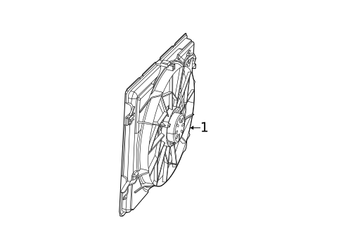 Cooling Fan, Clutch & Motor for 2012 Jeep Grand Cherokee #0
