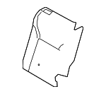 LR155043 - Body: Seat Back Pad for Land Rover: Defender 110, Defender 130, Defender 90 Image