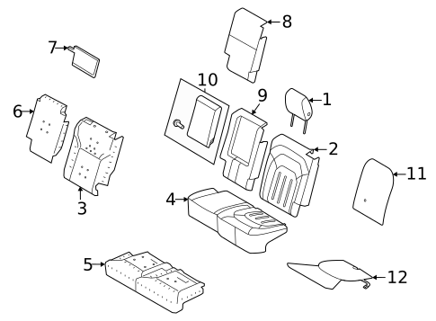 Second Row Seats for 2020 Land Rover Defender 90 #1