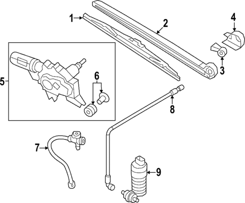 Wipers for 2024 Audi Q8 e-tron #2