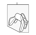 87654CD070 - Body: Seat Back Bolster Assembly for Nissan: 350Z Image