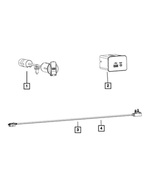 68158773AC - Electrical: Usb Cable for Mopar Image