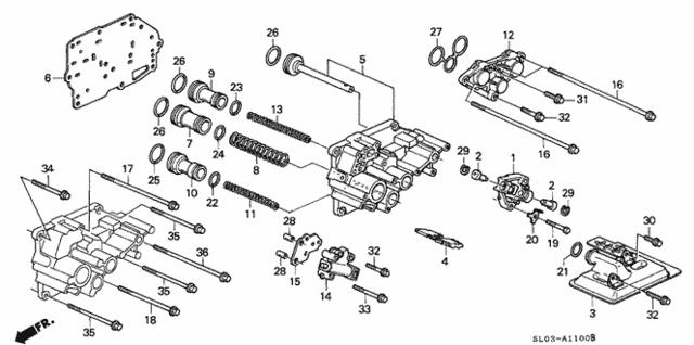 AT Servo Body for 1996 Acura NSX #0