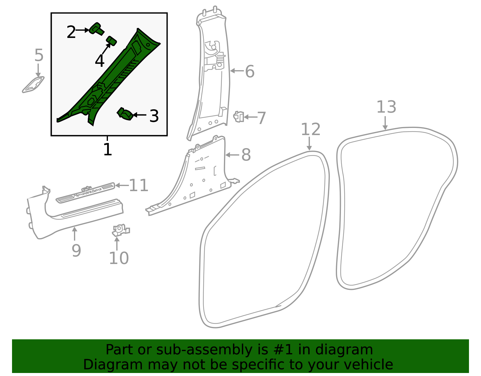 177-690-65-03-7Q03 - High-Quality Body A-Pillar Trim Panel for 2019 ...