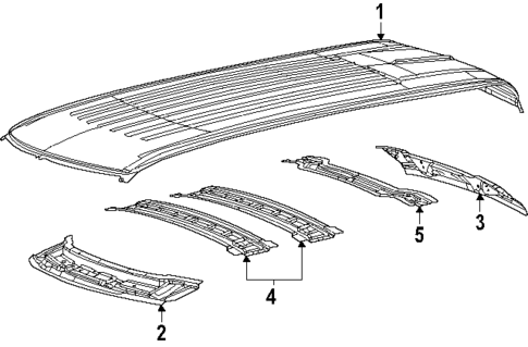 Roof & Components for 2025 Ram 1500 #0