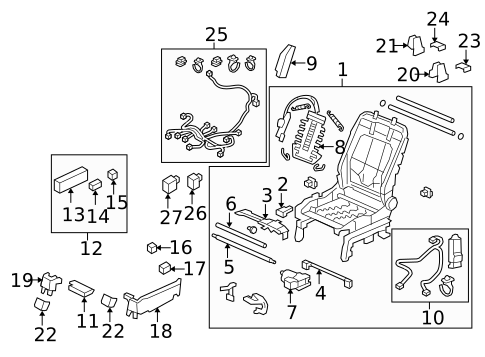 Power Seats for 2013 Honda Pilot #0